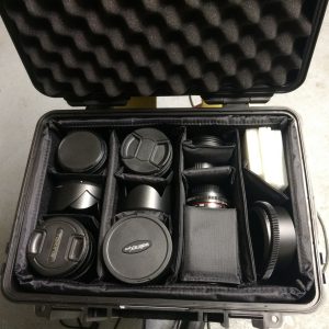 Videoobjektiv Set – EF-Mount 14mm/24mm/35mm/50mm/85mm/100mm